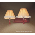 modern indoor lamp good-looking for hotel with red wooden wall light
